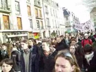 Manif universite Caen  5 février  2009 ça va peter