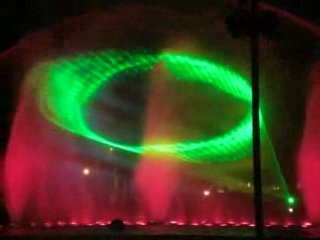 les jets d'eau de Lima