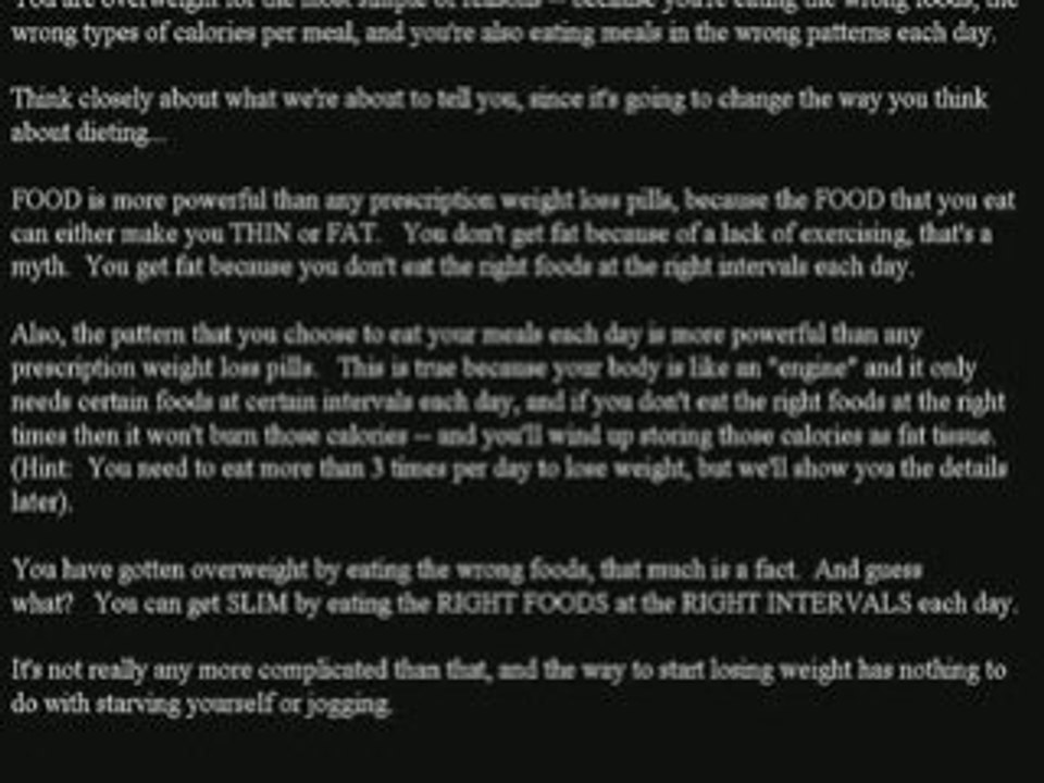 Diets that work from fatloss4idiots.com