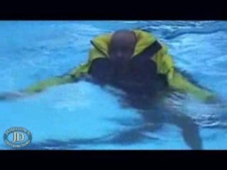 The Float-Tech Life Jacket in Fully Automatic Use