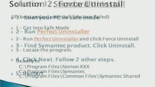 Delete Nortons Antivirus Completely from your system