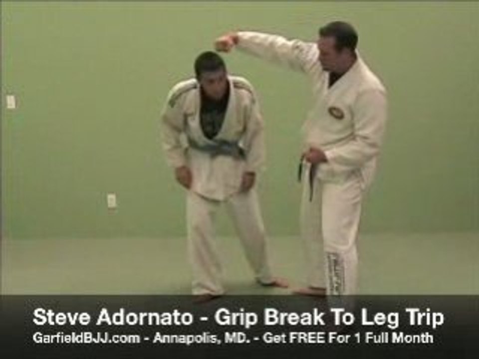 Annapolis BJJ|Big Steve Shows Grip Break To Judo Leg Sweep