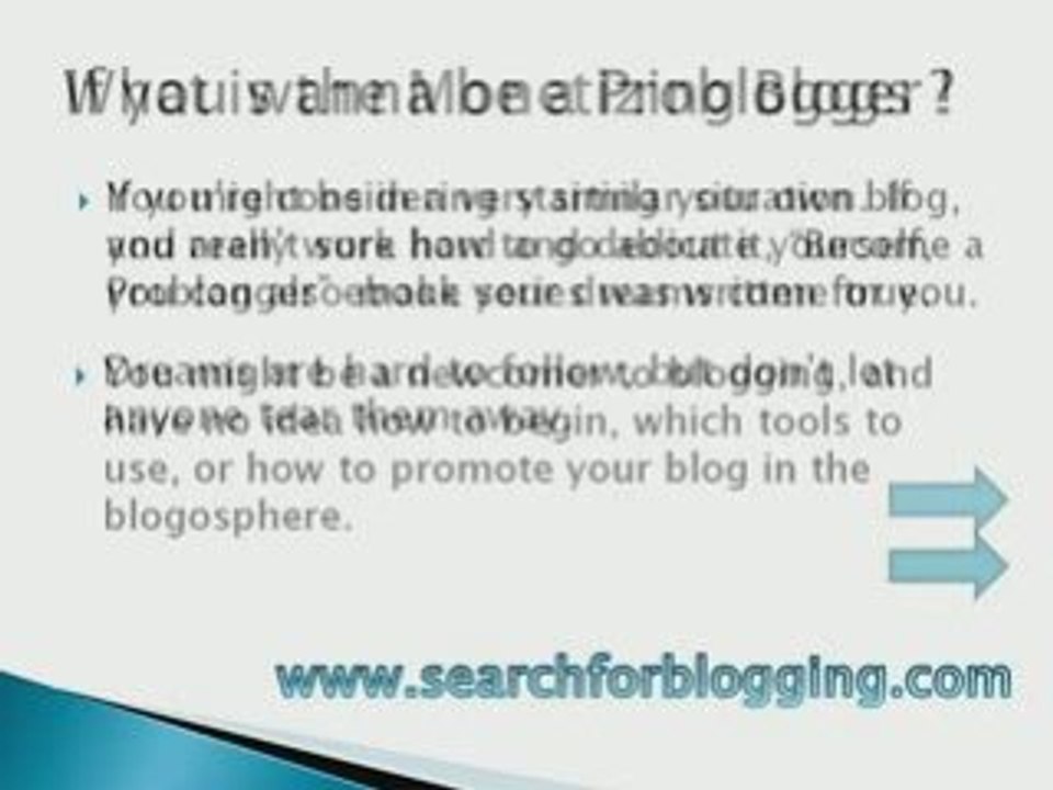 Blogging For Money