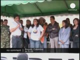 Hommage aux otages des FARC en Colombie
