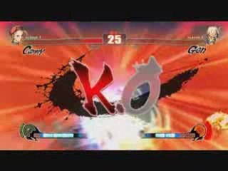 Street Fighter 4 : Cammy vs Gen