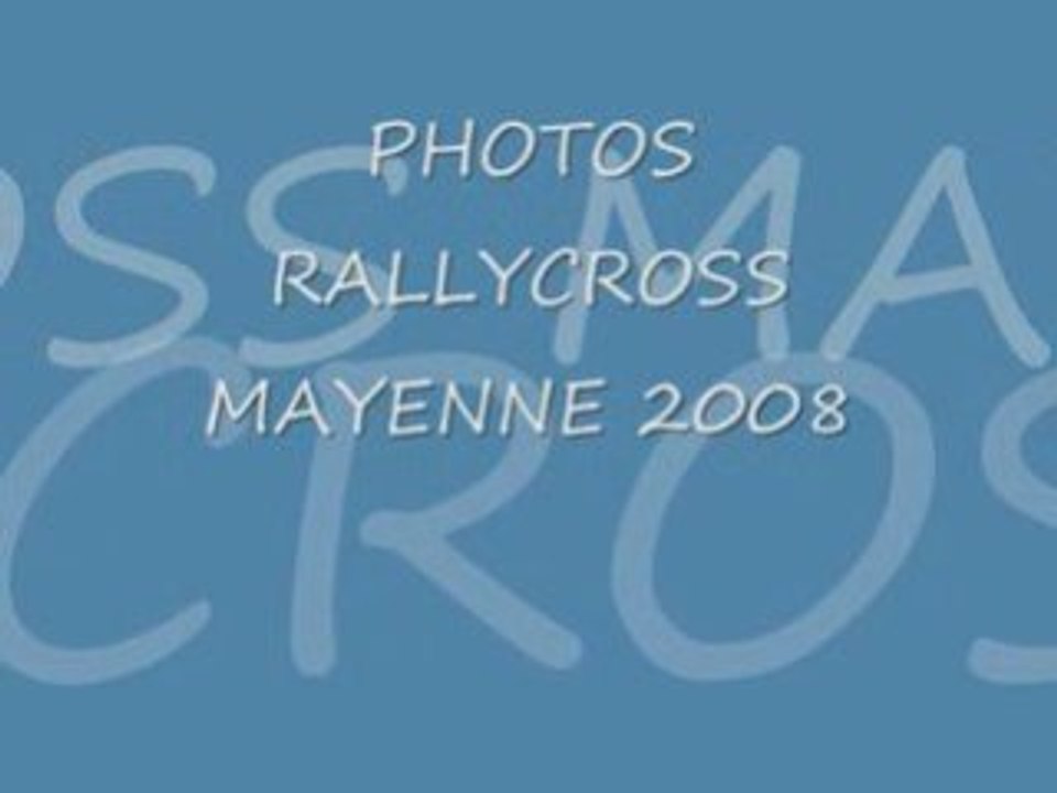 Rallycross mayenne 2008