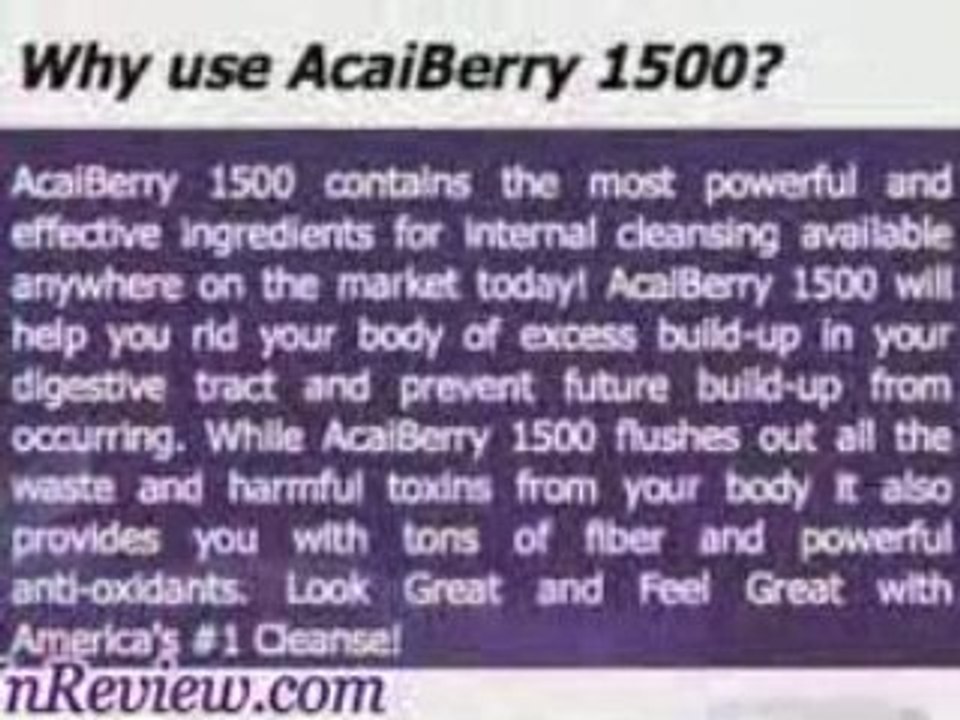 Acai Berry 1500