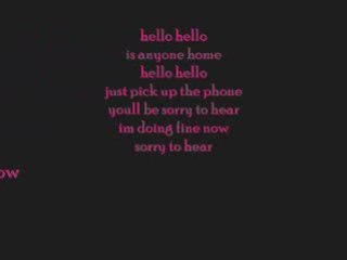 Hello Hello - Paramore (with lyrics)