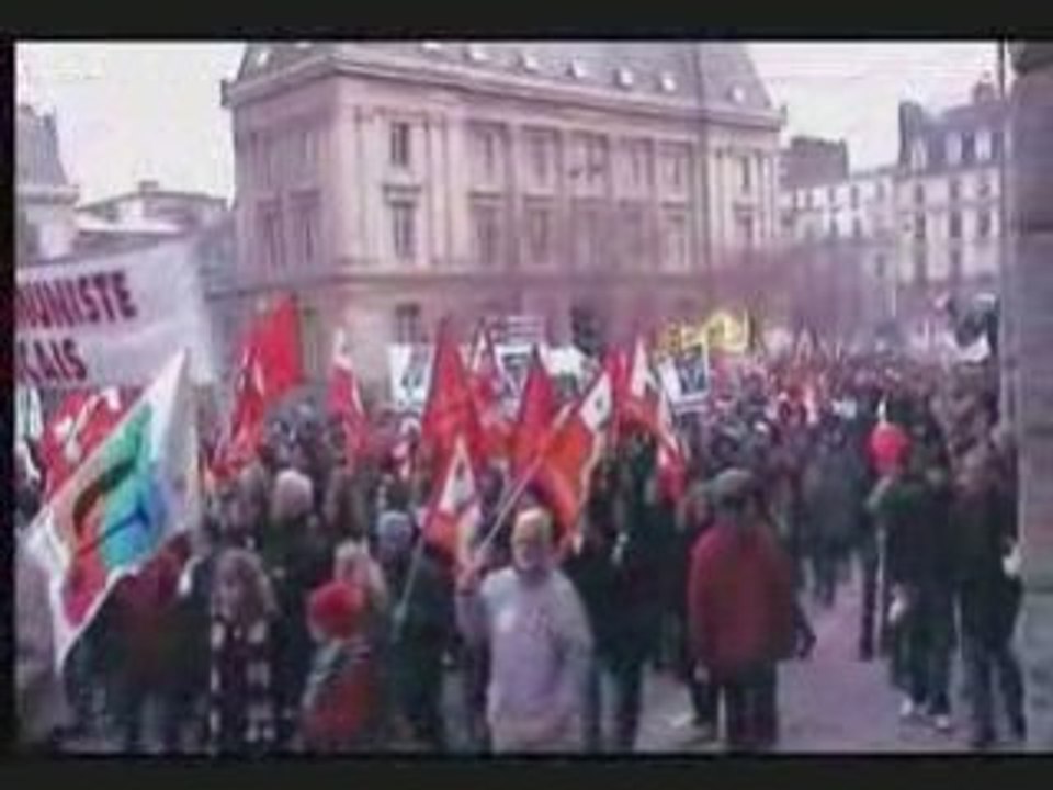 Manif à Rennes 29 janvier 2009