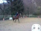 Rumba et moi au trot-galop