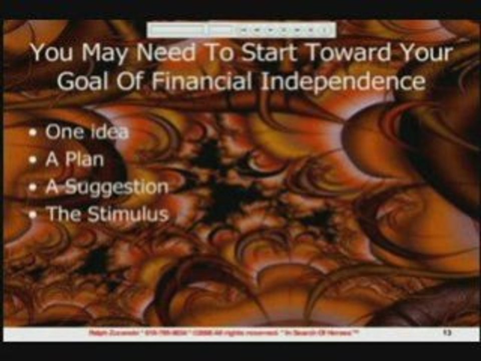 What Do You Want: Napoleon Hill Wealth in a Financial Crisis