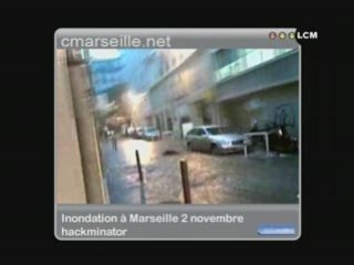 LCM - compilation tempête Marseille 02-11-08