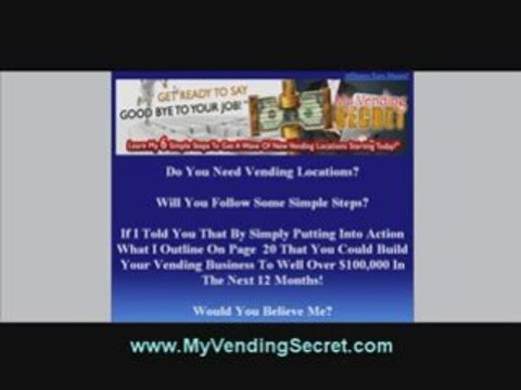 Vending Machine Business - Find Vending Locations Easily!