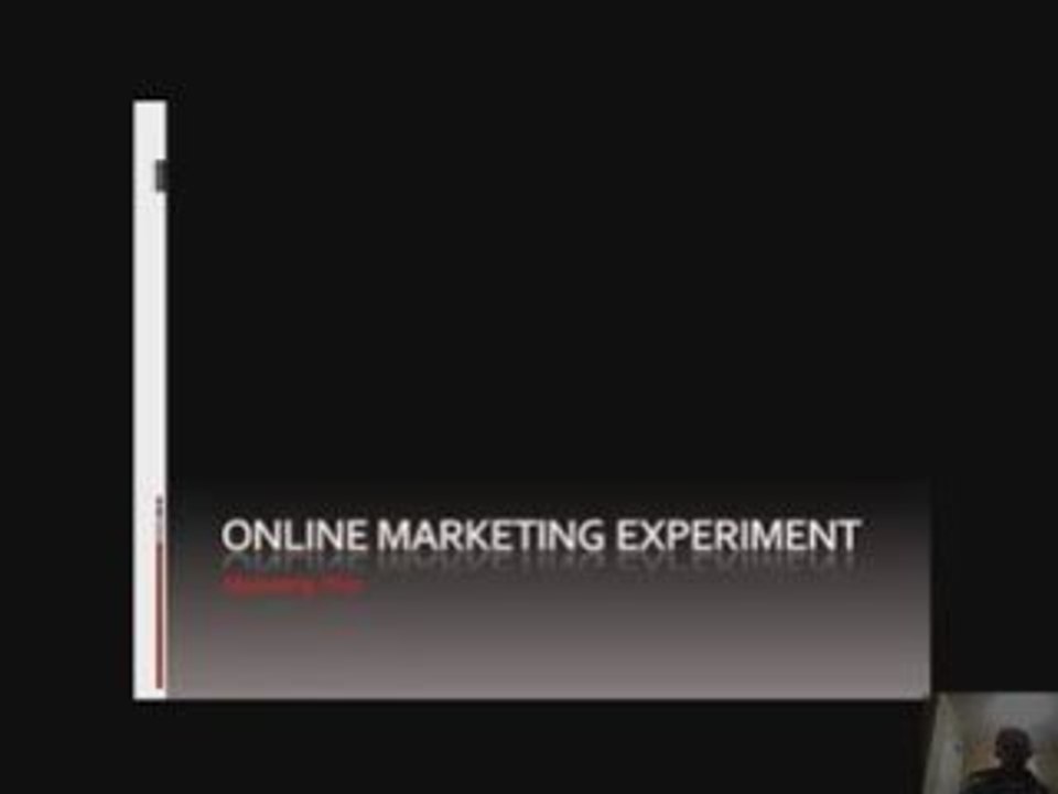 Internet Marketing Experiment