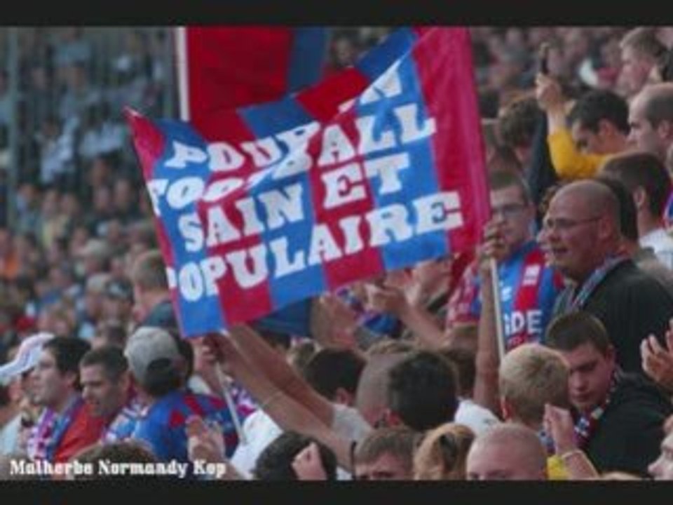 Action pour le blason du stade malherbe