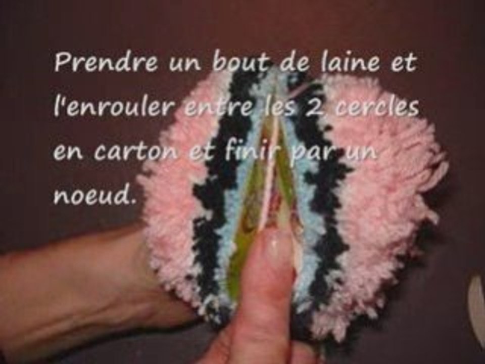 Comment faire un pompon en laine