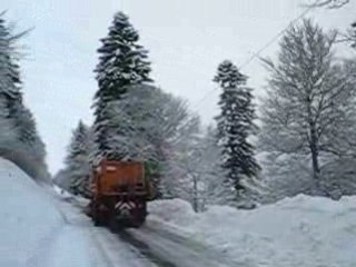 Col de Néronne : chasse neige