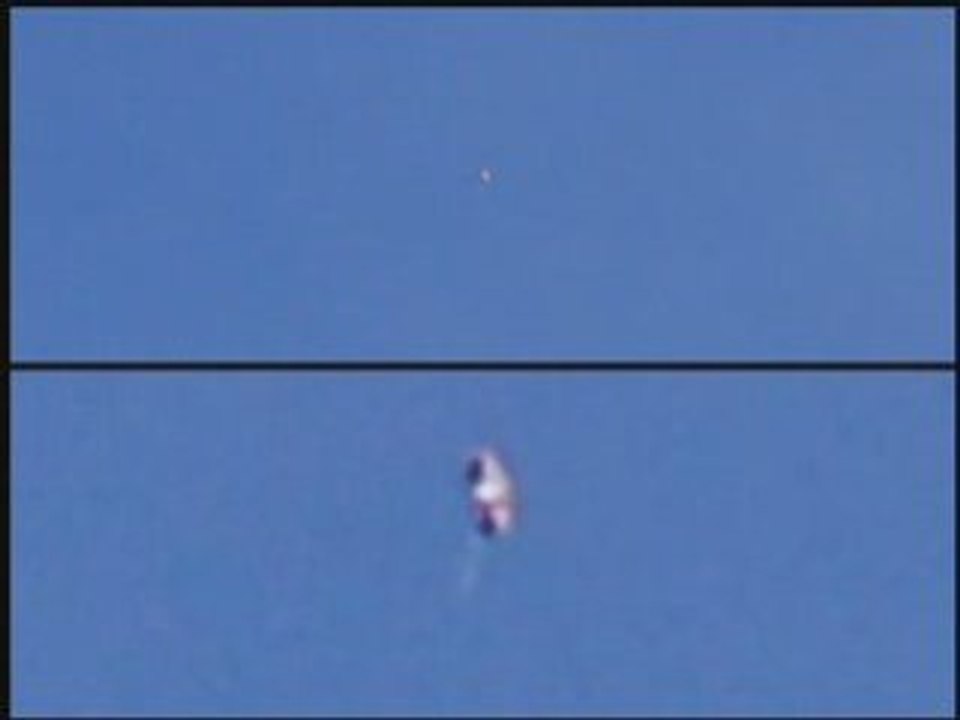 8.Three UFO Orbs in a stream of ionized particles Video