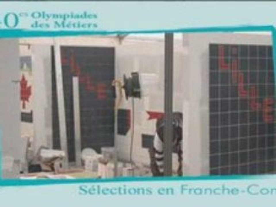 Olympiades des metiers Lille  -  Franche-Comté : episode11