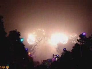 Feux d'artifice 31/12/2008 Walt Disney's Studios