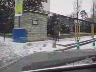 Volvo 240 sur neige 1