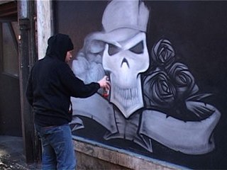 La Twall graffiti à Strasbourg