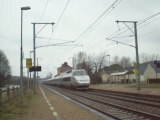 Passage du TGV 984 spécial Cherbourg Bourg-Saint-Maurice