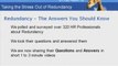 Dismissal Procedure Redundancy - Receive Complementary Video