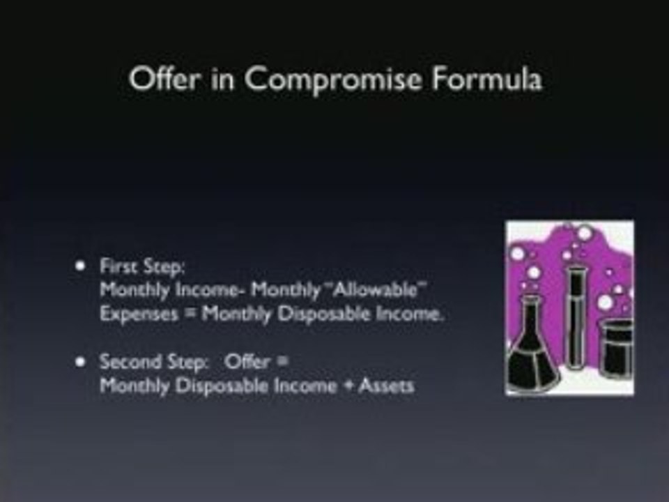 Tampa Tax Attorney explains IRS Offer in Compromise options