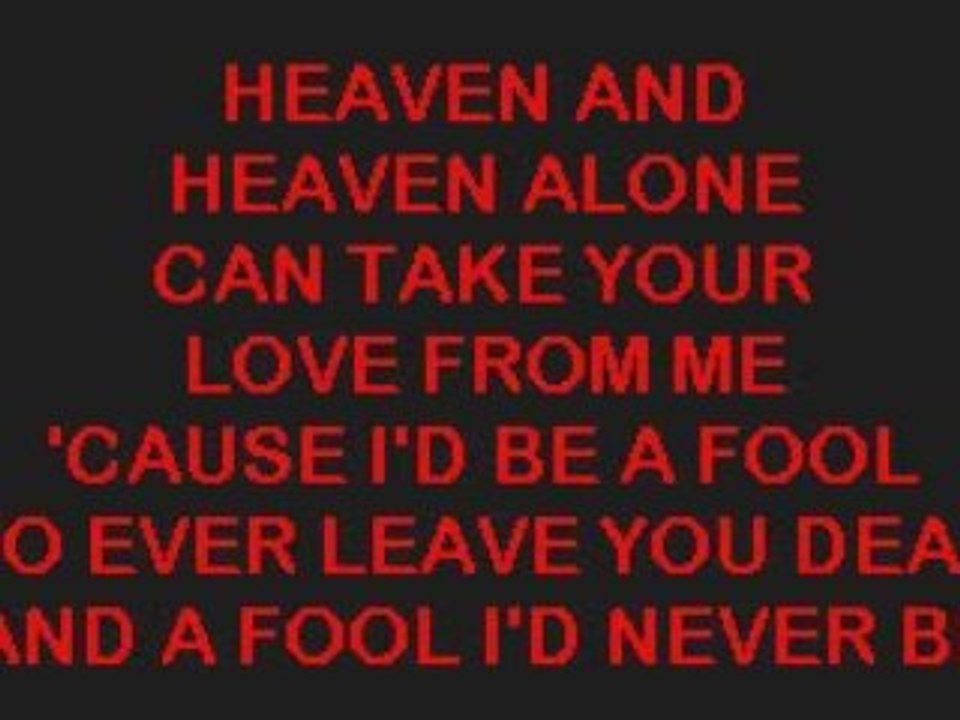 You Are My Destiny Karaoke