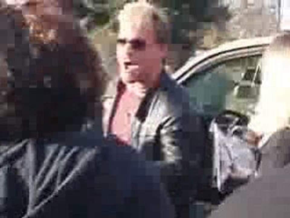 Chris Jericho hits a girl