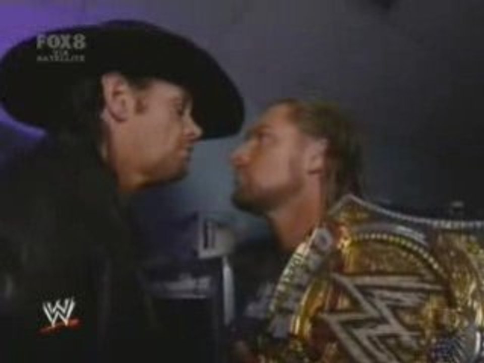 Triple H and The Undertaker Backstage