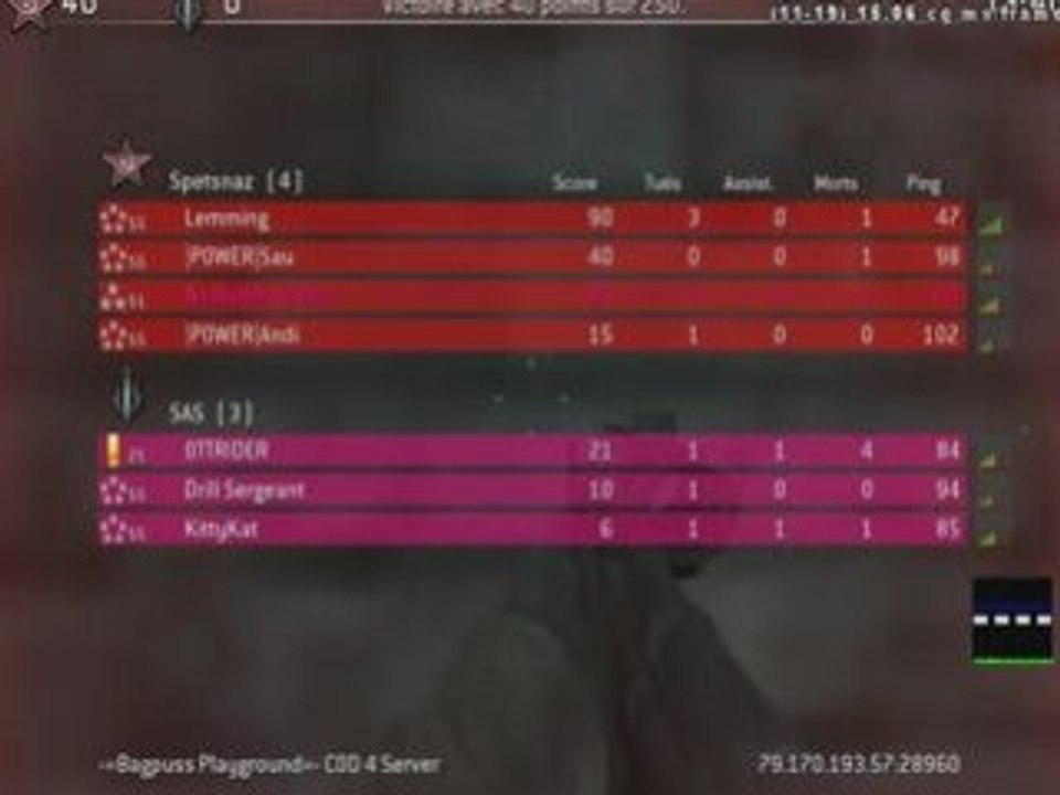 Call Of Duty 4 Modern Warfare cfg modifié