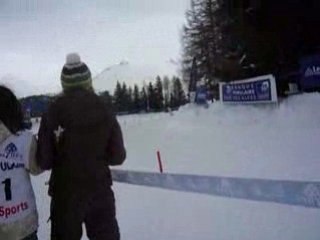 Championnat de ski joering mon slalom