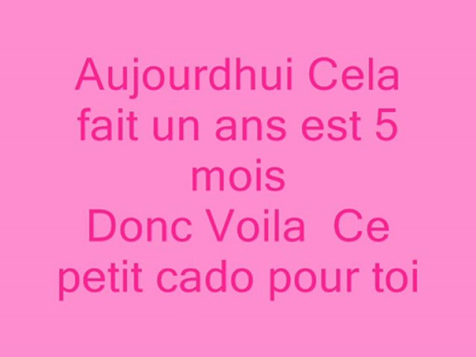1ans et 5 moi