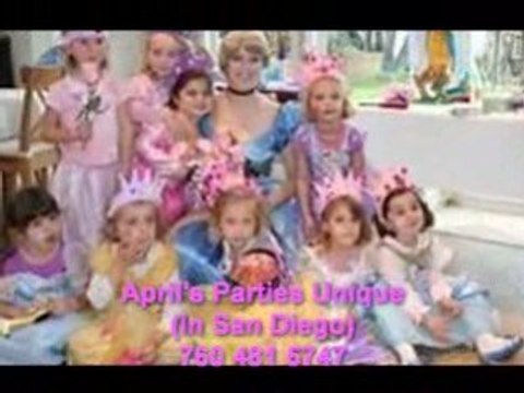 San Diego Kids Birthday Party Princess Childrens Character