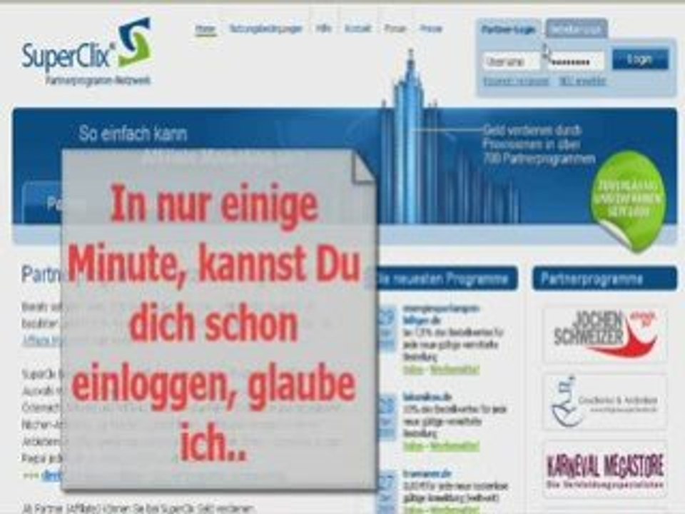 Geld Verdienen mit deinem Homepage Part 1/2