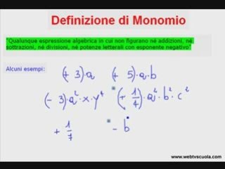 Matematica: Esercizi sulle Proprietà Generali dei Monomi