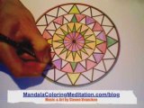 Mandalas: How To Color An Adult Mandala Coloring Page