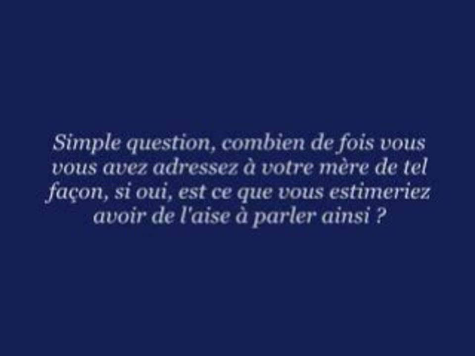 QPC #2 : Jésus est sa mère.