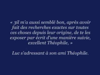 QPC #4 : Evangile selon Luc.. mais pour qui ?