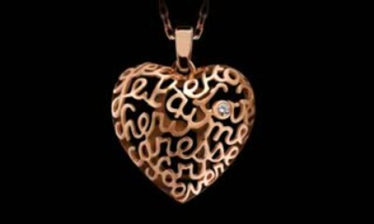 Boucheron B Heart Pendant