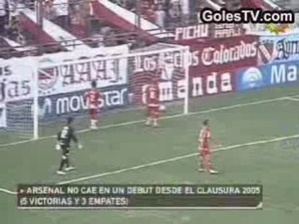 Argentinos Juniors 0-2 Arsenal (Goles de Leguizamón y Yacuzz