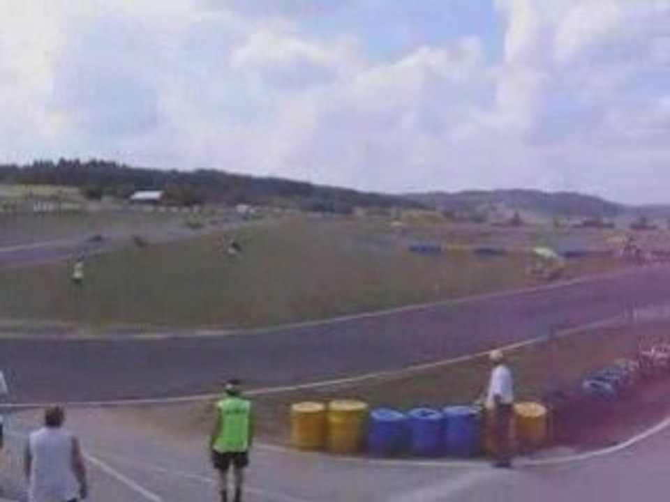 karting 250CC crash