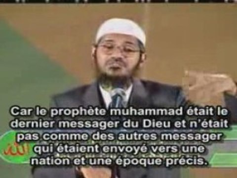 Zakir Naik-Islam existe avant que christianisme et judaism