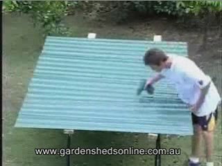 Building a Garden Shed - Rear Panel Assembly