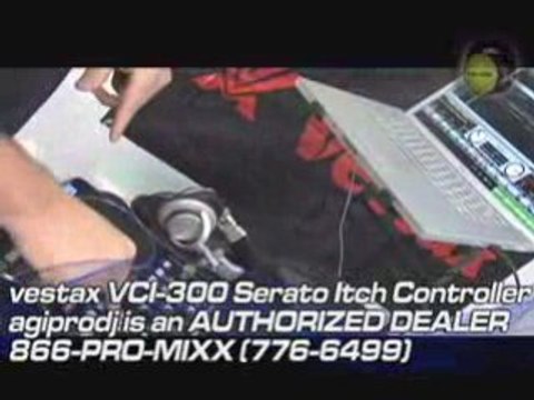 Vestax VCI-300 and Serato Itch Browser Overview