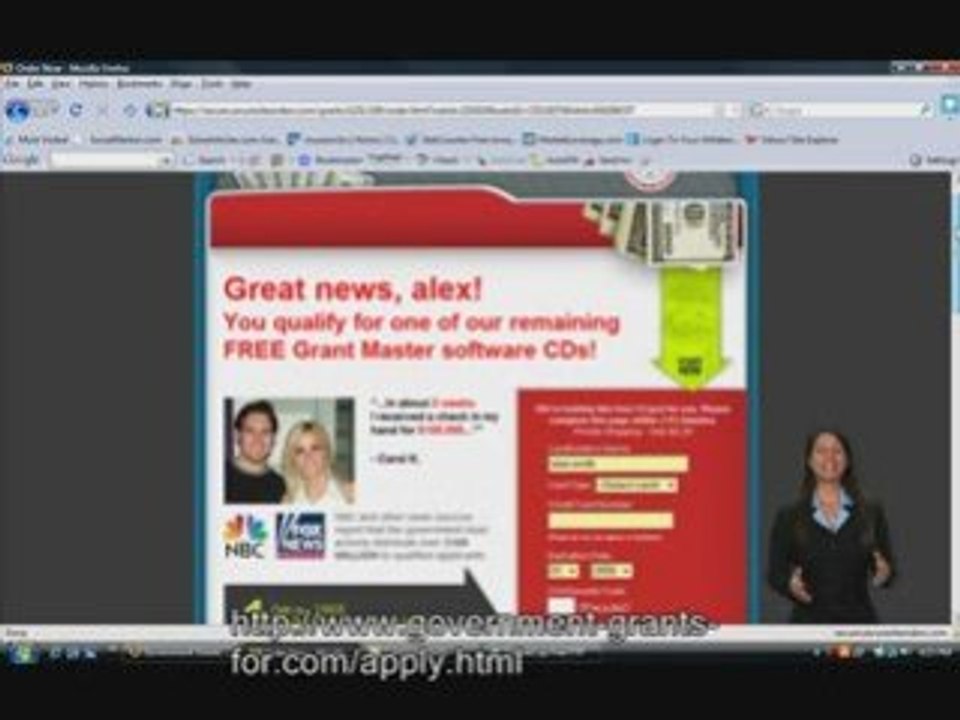 applications for personal free government grants