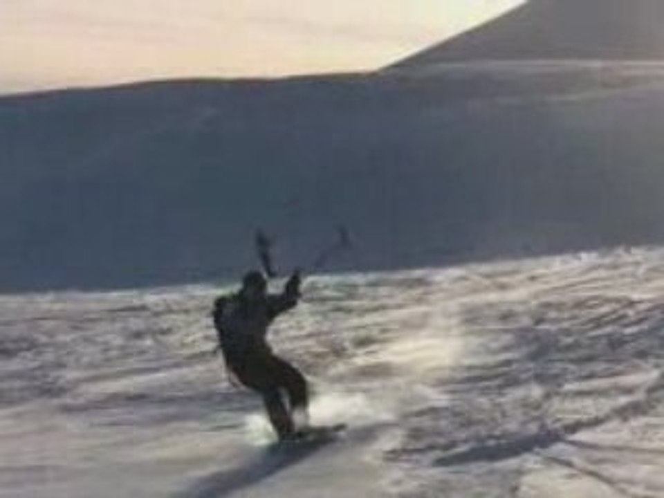 Snow kiting in Idaho: SO FAR THIS YEAR