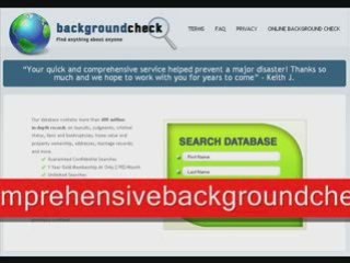Personal Background Check